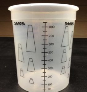 KupTown Calibrated Mixing Cups 1L