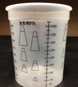KupTown Calibrated Mixing Cups 1L